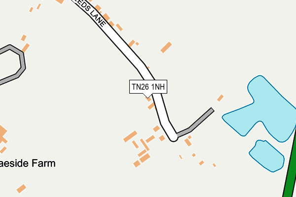 TN26 1NH map - OS OpenMap – Local (Ordnance Survey)