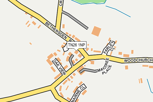 TN26 1NP map - OS OpenMap – Local (Ordnance Survey)