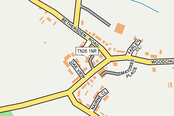 TN26 1NR map - OS OpenMap – Local (Ordnance Survey)