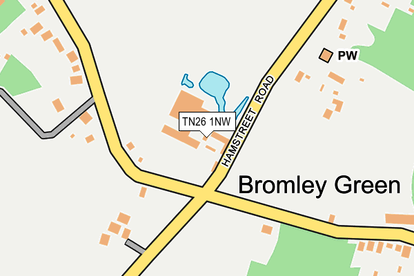Map of BRISLEY INVESTMENTS LTD at local scale