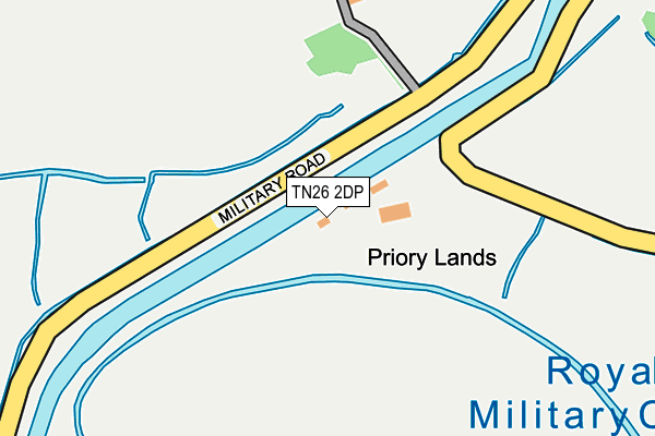 TN26 2DP map - OS OpenMap – Local (Ordnance Survey)
