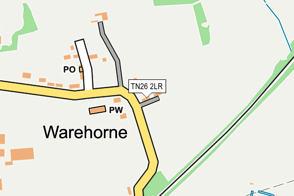 TN26 2LR map - OS OpenMap – Local (Ordnance Survey)