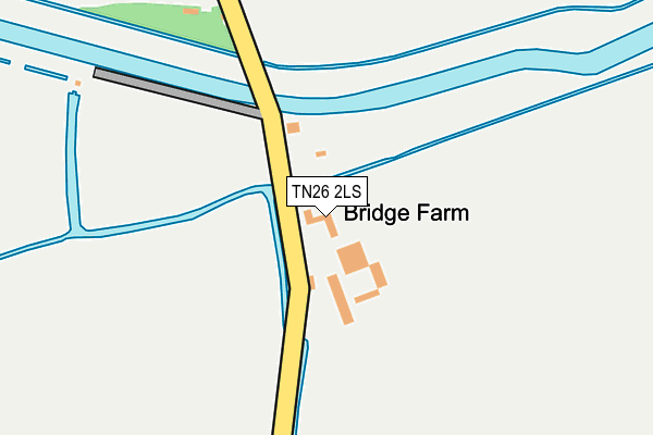 TN26 2LS map - OS OpenMap – Local (Ordnance Survey)