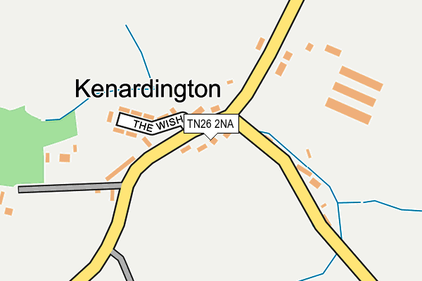 TN26 2NA map - OS OpenMap – Local (Ordnance Survey)