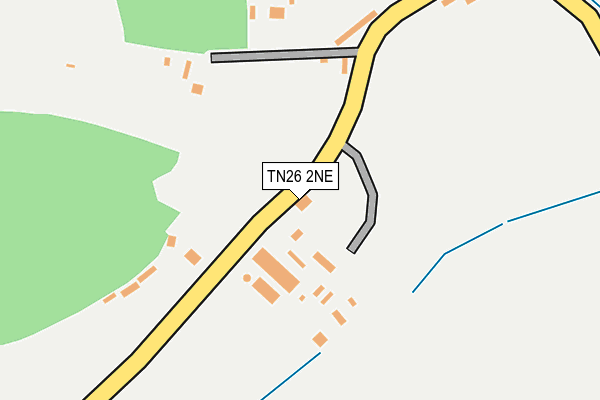 TN26 2NE map - OS OpenMap – Local (Ordnance Survey)