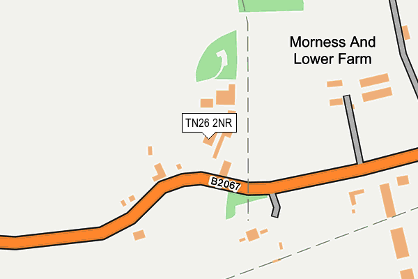 TN26 2NR map - OS OpenMap – Local (Ordnance Survey)