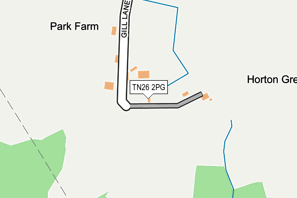 TN26 2PG map - OS OpenMap – Local (Ordnance Survey)