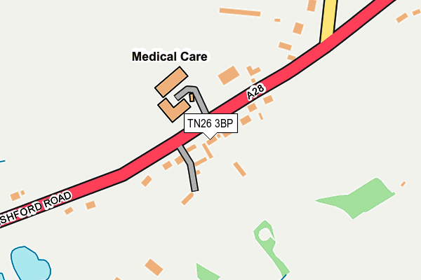 TN26 3BP map - OS OpenMap – Local (Ordnance Survey)
