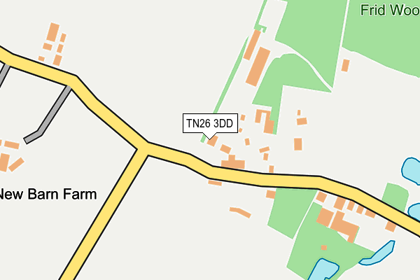 TN26 3DD map - OS OpenMap – Local (Ordnance Survey)