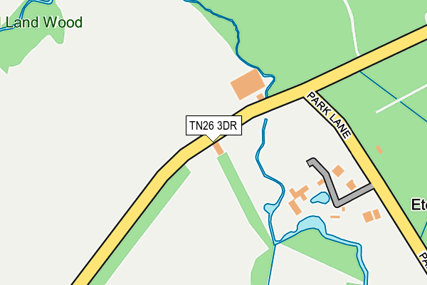 TN26 3DR map - OS OpenMap – Local (Ordnance Survey)