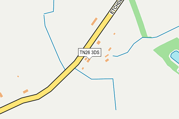 TN26 3DS map - OS OpenMap – Local (Ordnance Survey)