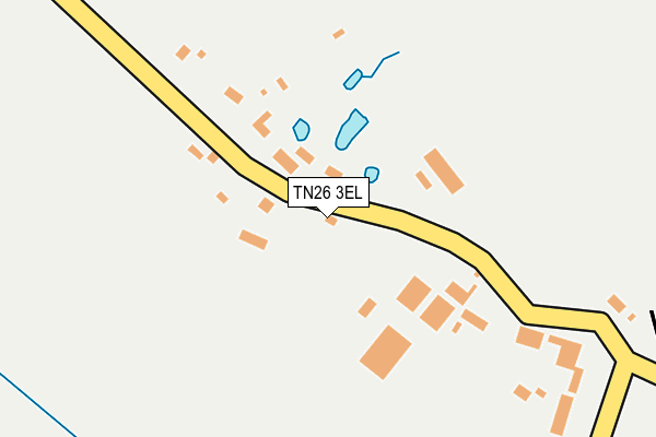 TN26 3EL map - OS OpenMap – Local (Ordnance Survey)