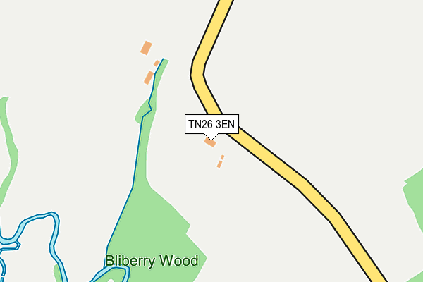 TN26 3EN map - OS OpenMap – Local (Ordnance Survey)