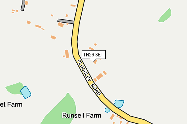 TN26 3ET map - OS OpenMap – Local (Ordnance Survey)