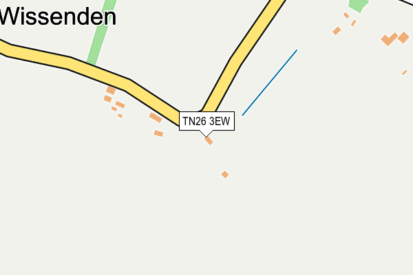 TN26 3EW map - OS OpenMap – Local (Ordnance Survey)