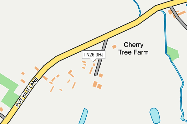 TN26 3HJ map - OS OpenMap – Local (Ordnance Survey)