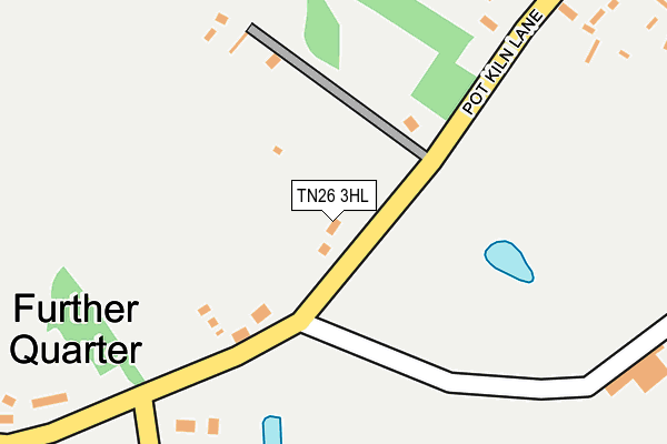 TN26 3HL map - OS OpenMap – Local (Ordnance Survey)