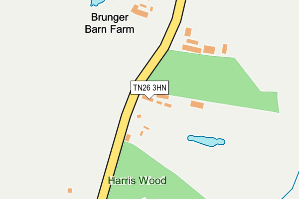 TN26 3HN map - OS OpenMap – Local (Ordnance Survey)