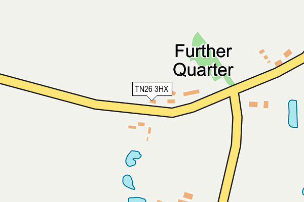 TN26 3HX map - OS OpenMap – Local (Ordnance Survey)