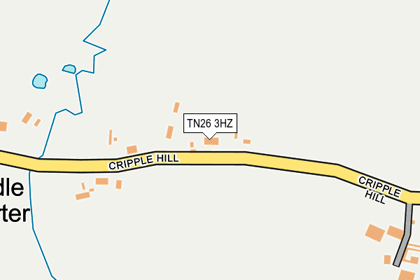 TN26 3HZ map - OS OpenMap – Local (Ordnance Survey)