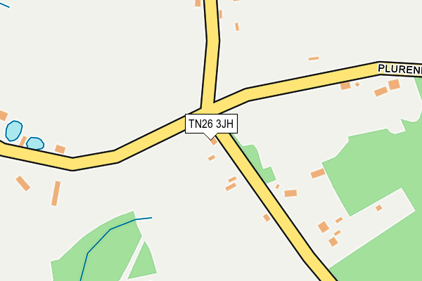 TN26 3JH map - OS OpenMap – Local (Ordnance Survey)