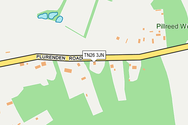 TN26 3JN map - OS OpenMap – Local (Ordnance Survey)