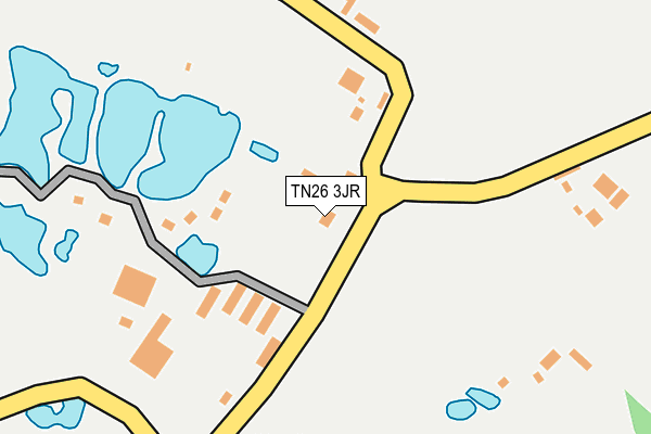 TN26 3JR map - OS OpenMap – Local (Ordnance Survey)