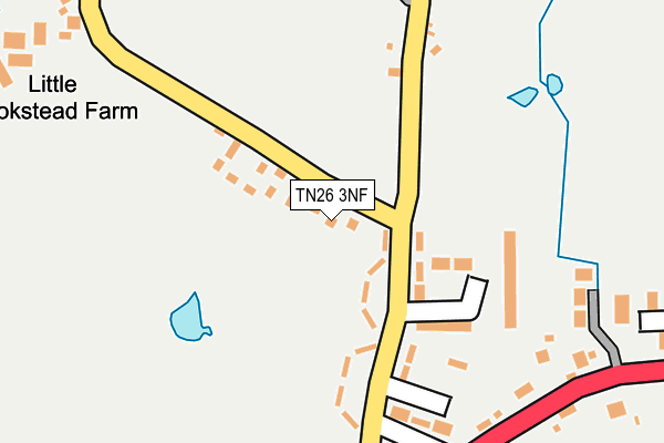TN26 3NF map - OS OpenMap – Local (Ordnance Survey)