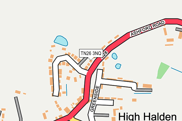 TN26 3NQ map - OS OpenMap – Local (Ordnance Survey)