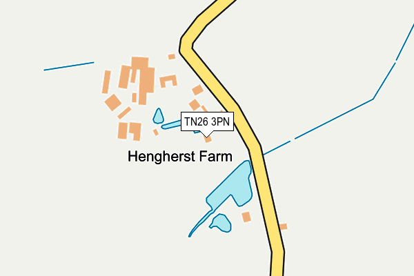 TN26 3PN map - OS OpenMap – Local (Ordnance Survey)