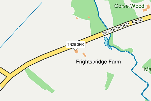 TN26 3PR map - OS OpenMap – Local (Ordnance Survey)