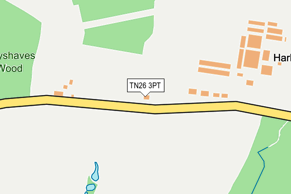 TN26 3PT map - OS OpenMap – Local (Ordnance Survey)