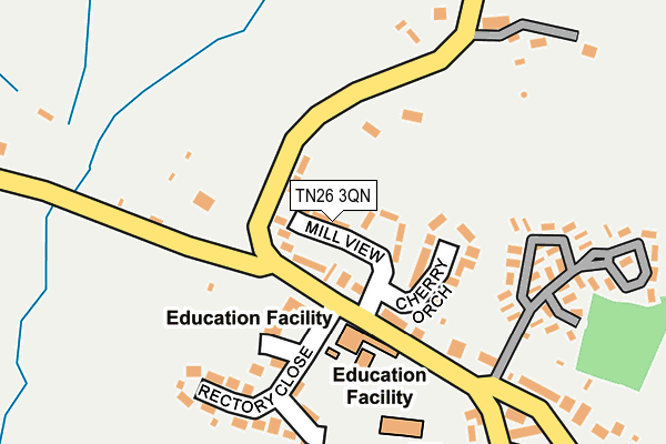 TN26 3QN map - OS OpenMap – Local (Ordnance Survey)