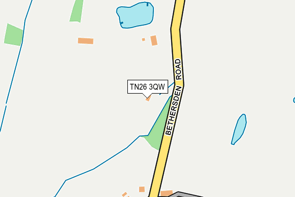 TN26 3QW map - OS OpenMap – Local (Ordnance Survey)