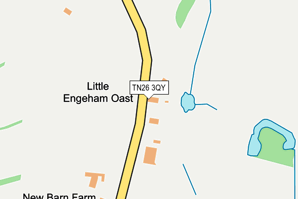 TN26 3QY map - OS OpenMap – Local (Ordnance Survey)