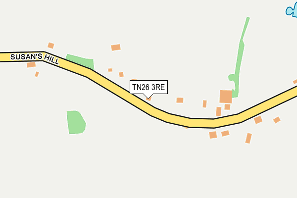 TN26 3RE map - OS OpenMap – Local (Ordnance Survey)
