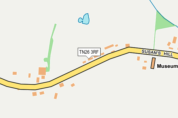TN26 3RF map - OS OpenMap – Local (Ordnance Survey)