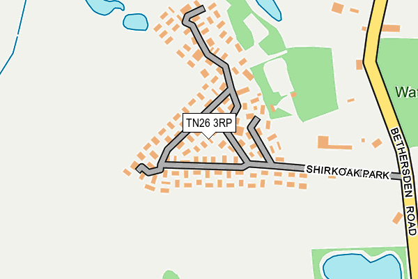 TN26 3RP map - OS OpenMap – Local (Ordnance Survey)