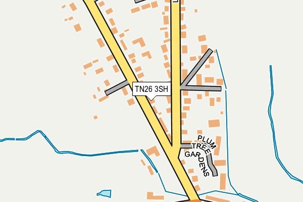 TN26 3SH map - OS OpenMap – Local (Ordnance Survey)