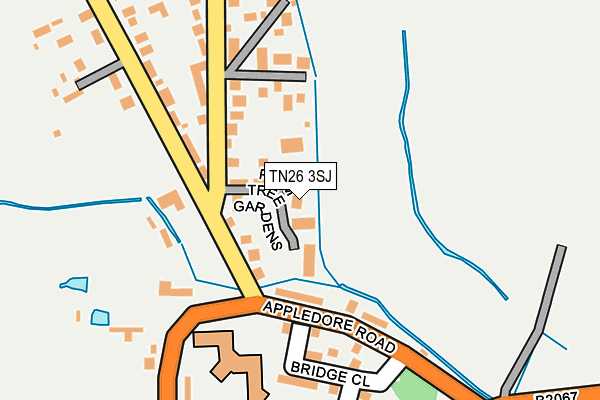 TN26 3SJ map - OS OpenMap – Local (Ordnance Survey)
