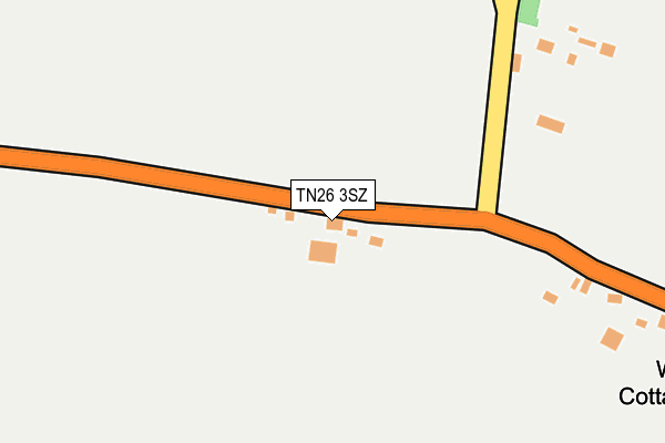 TN26 3SZ map - OS OpenMap – Local (Ordnance Survey)
