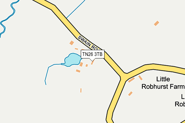 TN26 3TB map - OS OpenMap – Local (Ordnance Survey)