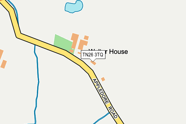 TN26 3TQ map - OS OpenMap – Local (Ordnance Survey)