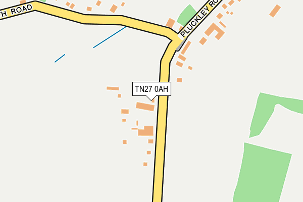 TN27 0AH map - OS OpenMap – Local (Ordnance Survey)