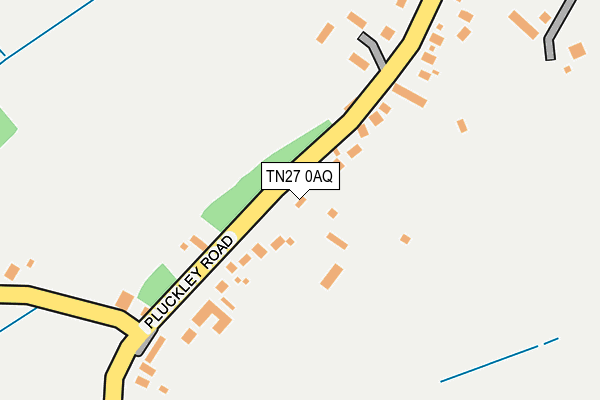 TN27 0AQ map - OS OpenMap – Local (Ordnance Survey)