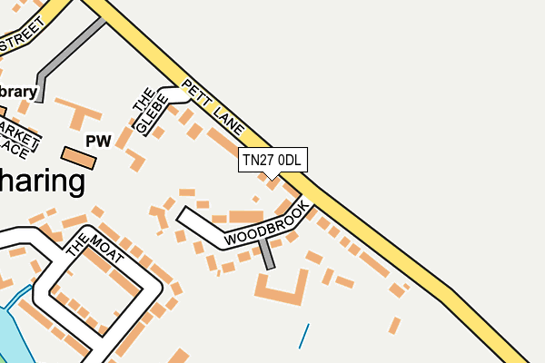 TN27 0DL map - OS OpenMap – Local (Ordnance Survey)