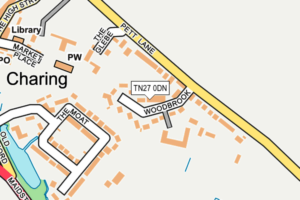 TN27 0DN map - OS OpenMap – Local (Ordnance Survey)