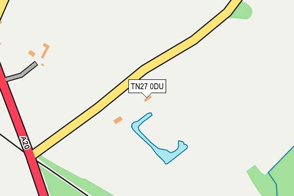 TN27 0DU map - OS OpenMap – Local (Ordnance Survey)