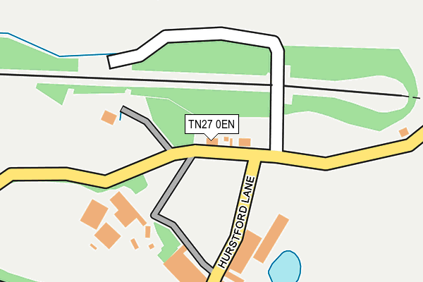 TN27 0EN map - OS OpenMap – Local (Ordnance Survey)