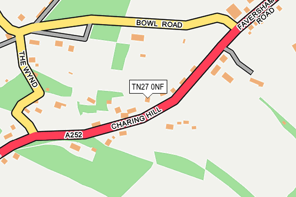 TN27 0NF map - OS OpenMap – Local (Ordnance Survey)